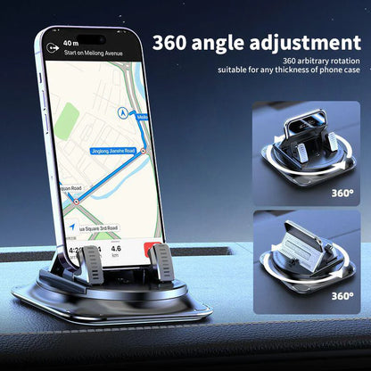 🚗 Soporte Giratorio 360° Para Teléfono De Auto – Fuerte Ventosa Y Ajuste Universal 📱