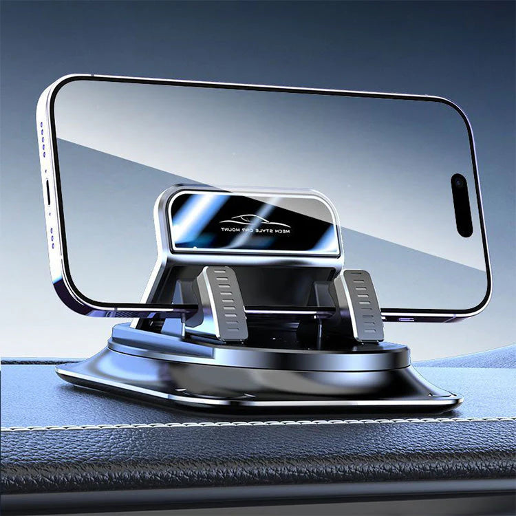 🚗 Soporte Giratorio 360° Para Teléfono De Auto – Fuerte Ventosa Y Ajuste Universal 📱
